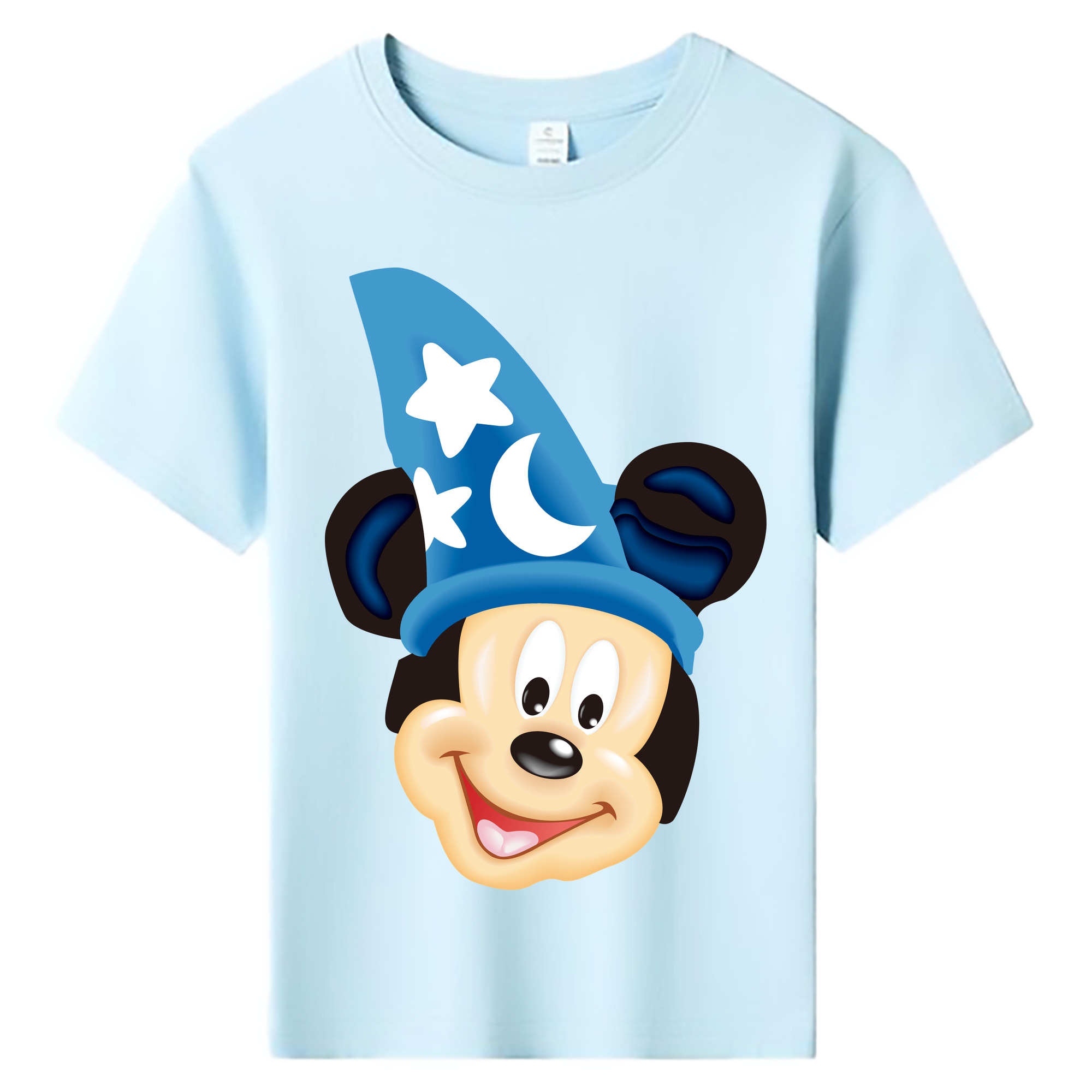 ミッキーマウス Mickey Mouse 綿100％キッズTシャツ（フロントプリント）